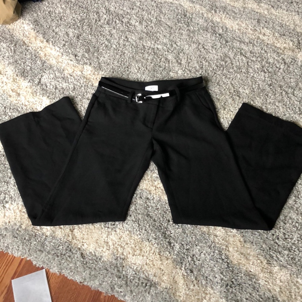 LOFT Marisa fit dress pant with belt